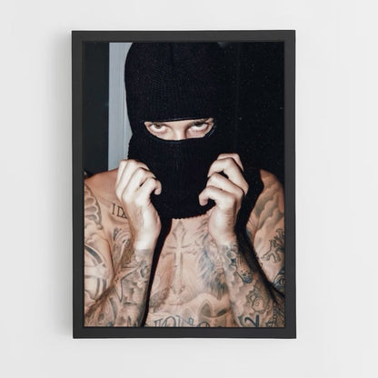 Póster Justin Bieber Pasamontañas