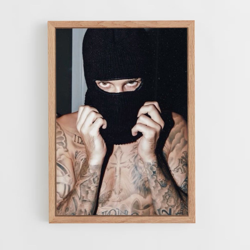 Póster Justin Bieber Pasamontañas