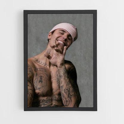 Póster Justin Bieber Sonrisa