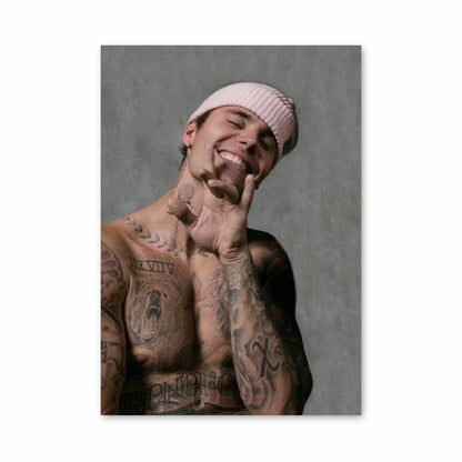 Póster Justin Bieber Sonrisa