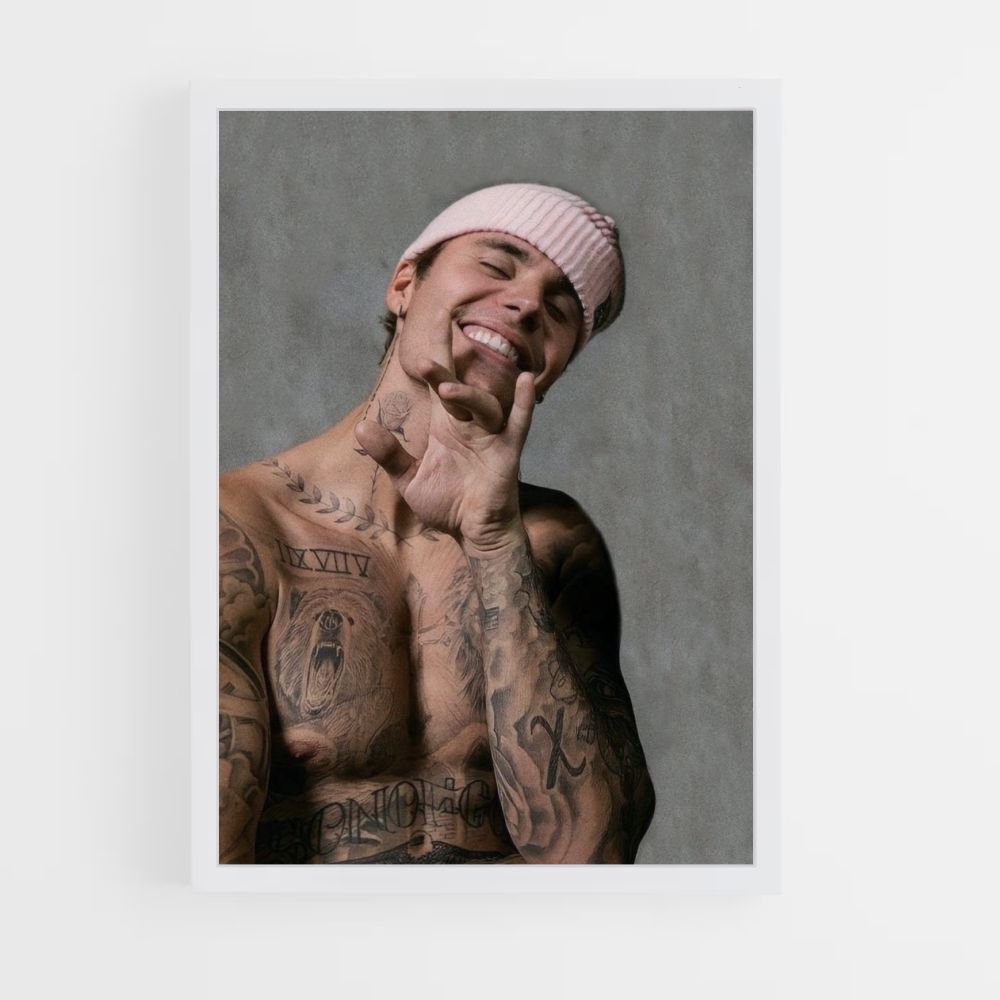 Póster Justin Bieber Sonrisa