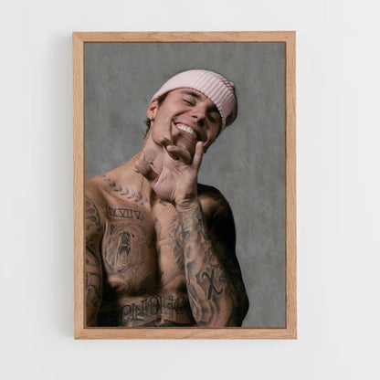 Póster Justin Bieber Sonrisa