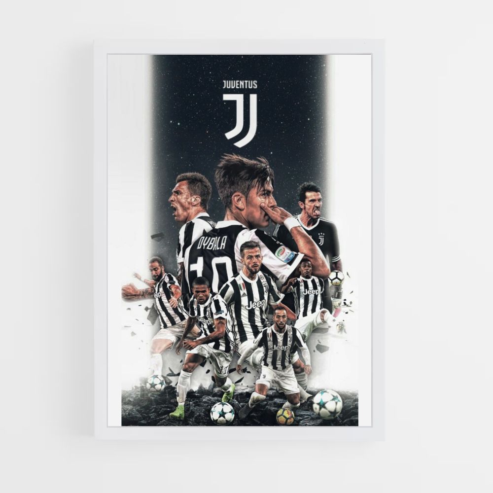 Equipo de la Juventus Póster