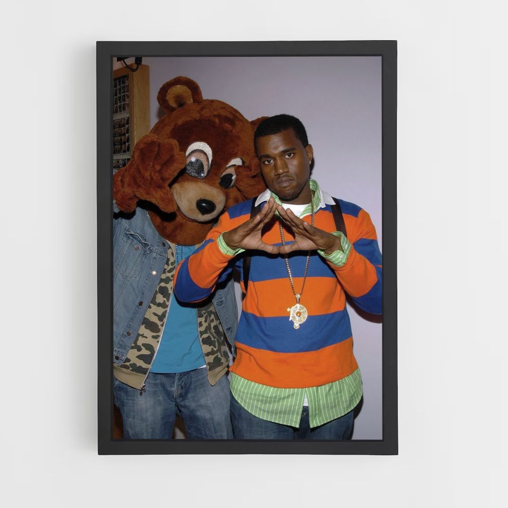 Póster Kanye West Oso