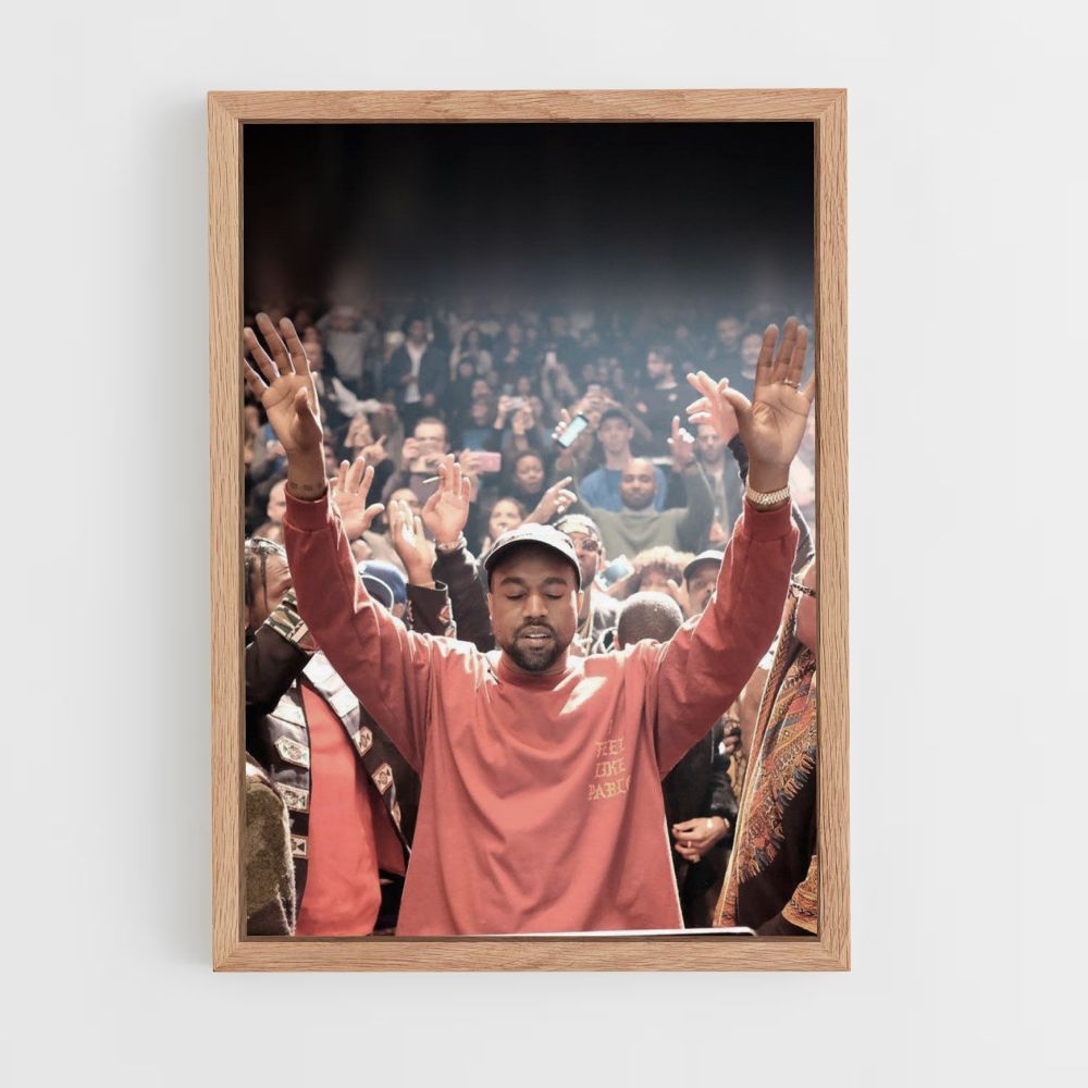 Oración de Kanye Póster