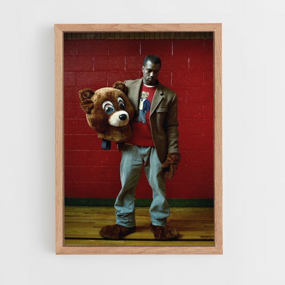 Póster Kanye West Mascota