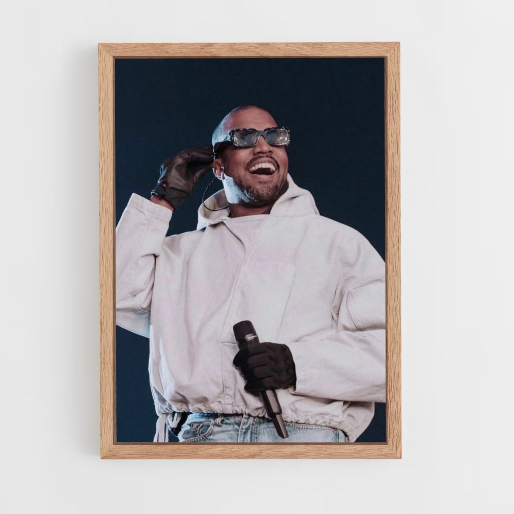 Póster Kanye West Gafas