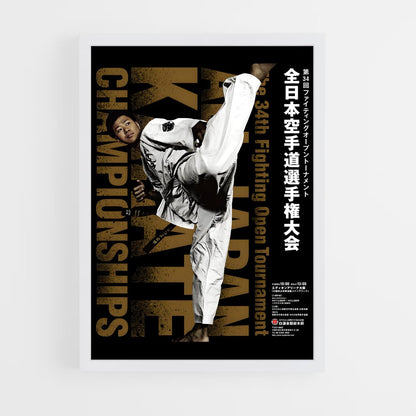 karate-13 cadre Blanc