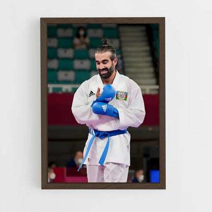 karate-8 cadre Bois foncé