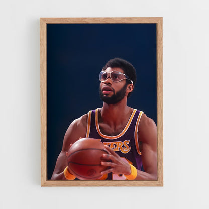 kareem-abdul-jabbar-6 cadre Bois clair