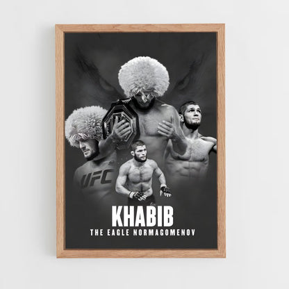 khabib-1 cadre Bois clair