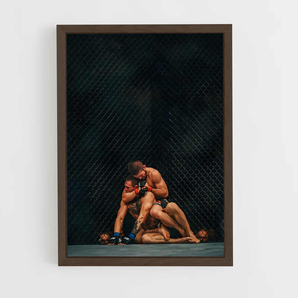 khabib-10 cadre Bois foncé