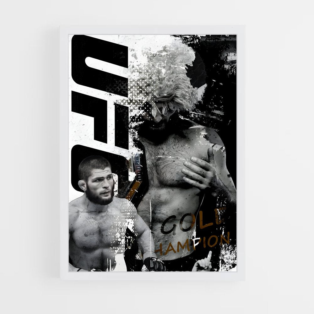 khabib-11 cadre Blanc
