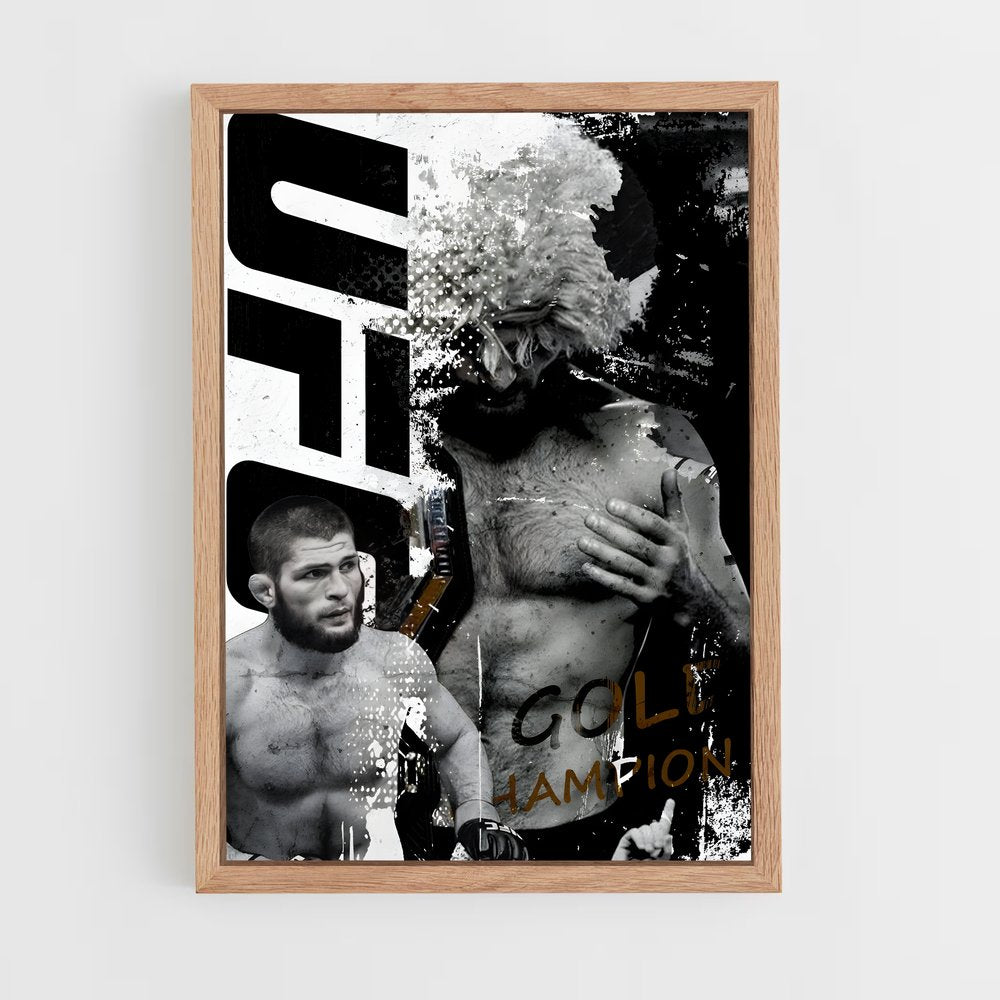 khabib-11 cadre Bois clair
