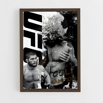 khabib-11 cadre Bois foncé