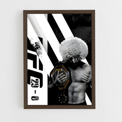 khabib-12 cadre Bois foncé
