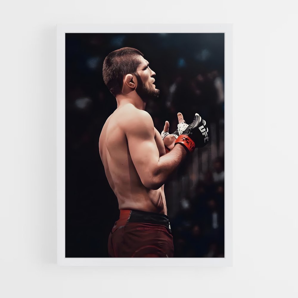 khabib-13 cadre Blanc
