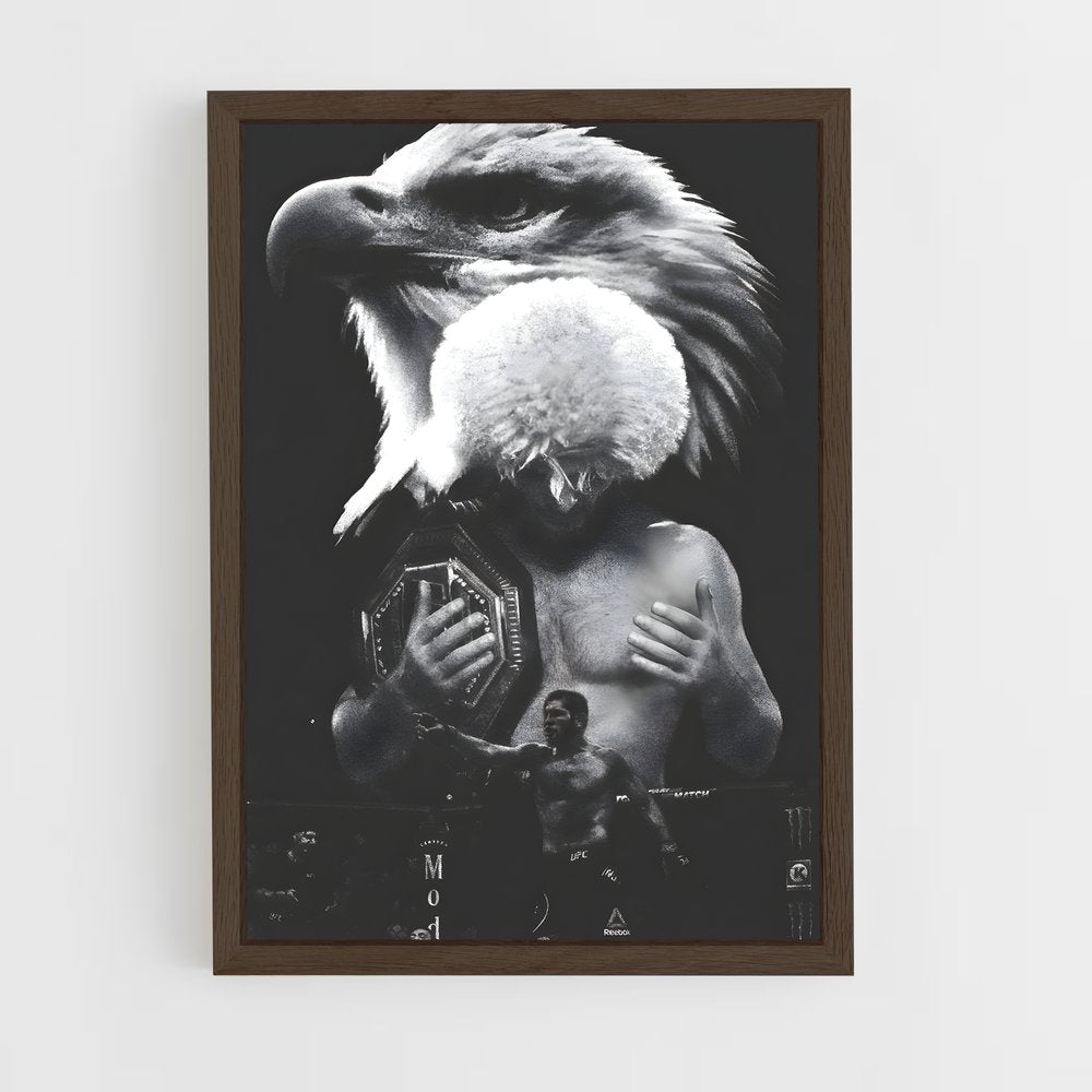khabib-14 cadre Bois foncé