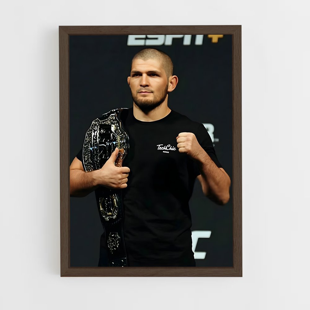 khabib-15 cadre Bois foncé