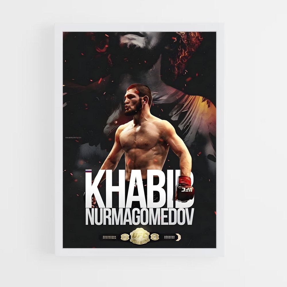 khabib-16 cadre Blanc