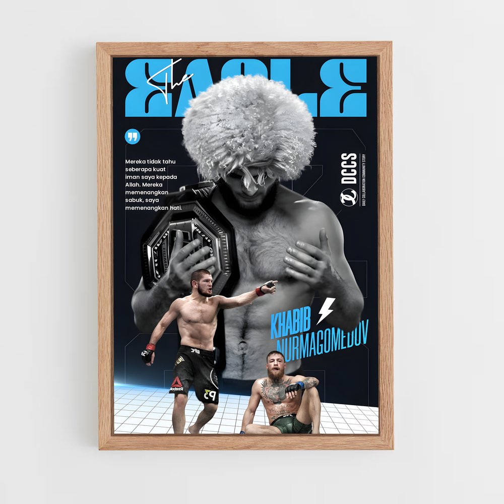 khabib-2 cadre Bois clair