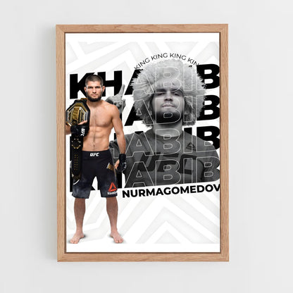 khabib-3 cadre Bois clair