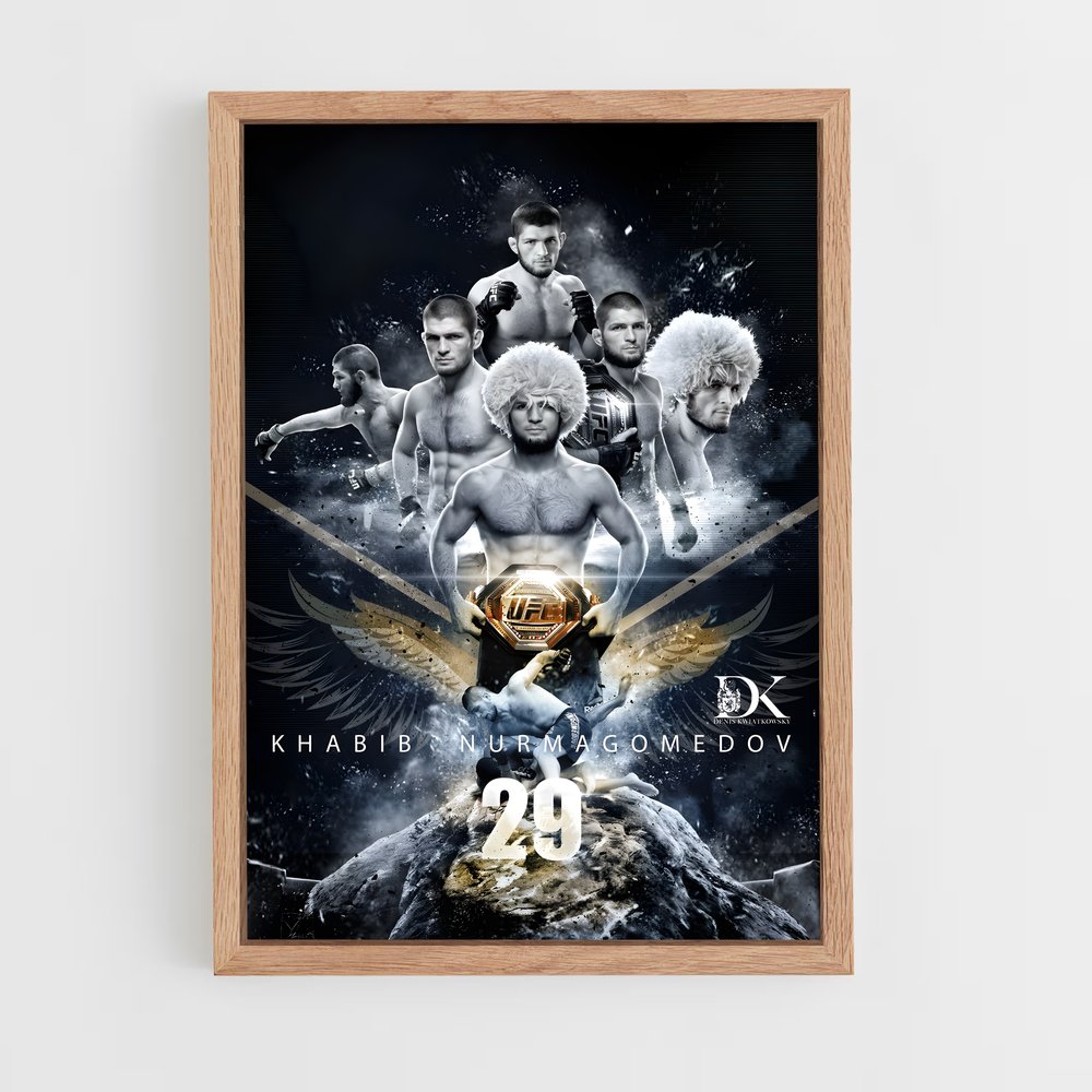 khabib-6 cadre Bois clair
