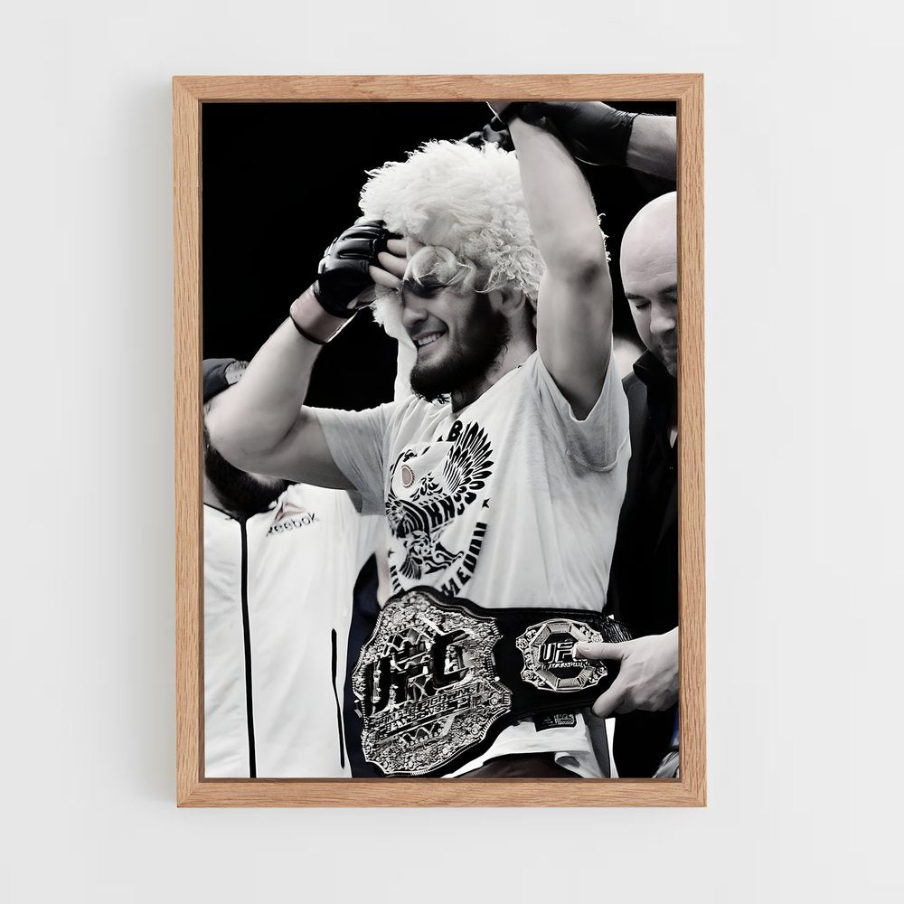 khabib-8 cadre Bois clair
