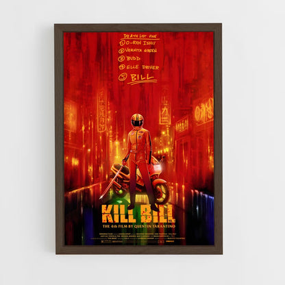 kill-bill-2 cadre Bois foncé