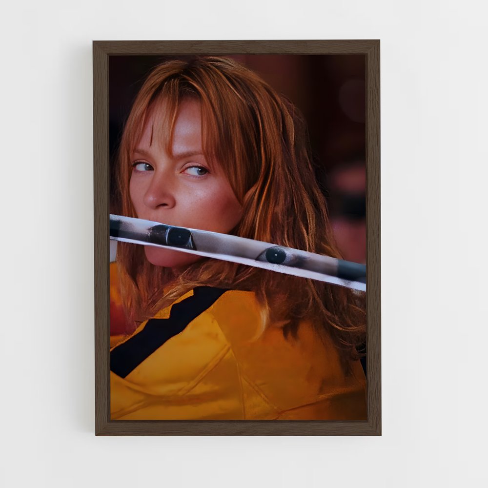 kill-bill-3 cadre Bois foncé