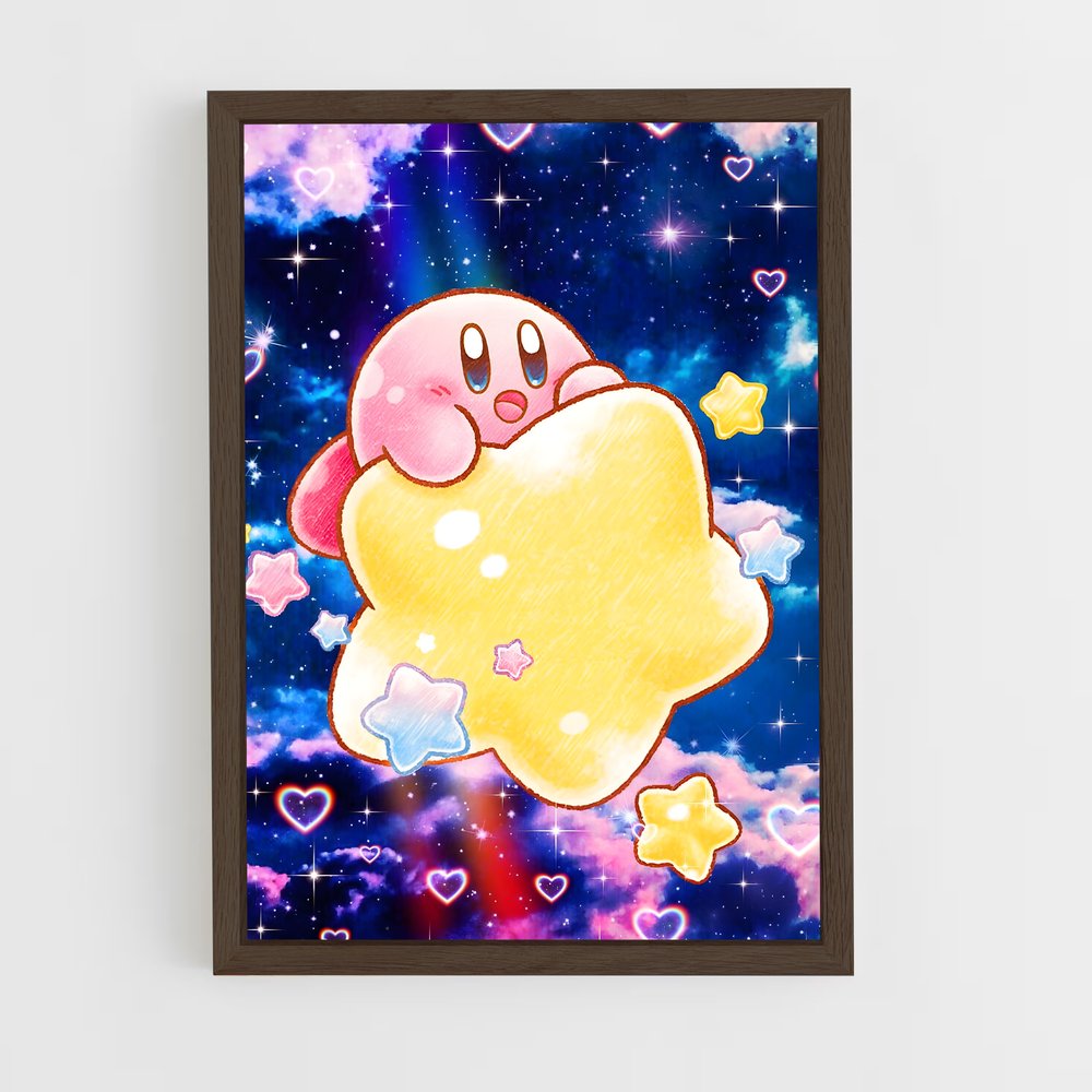 kirby-1 cadre Bois foncé
