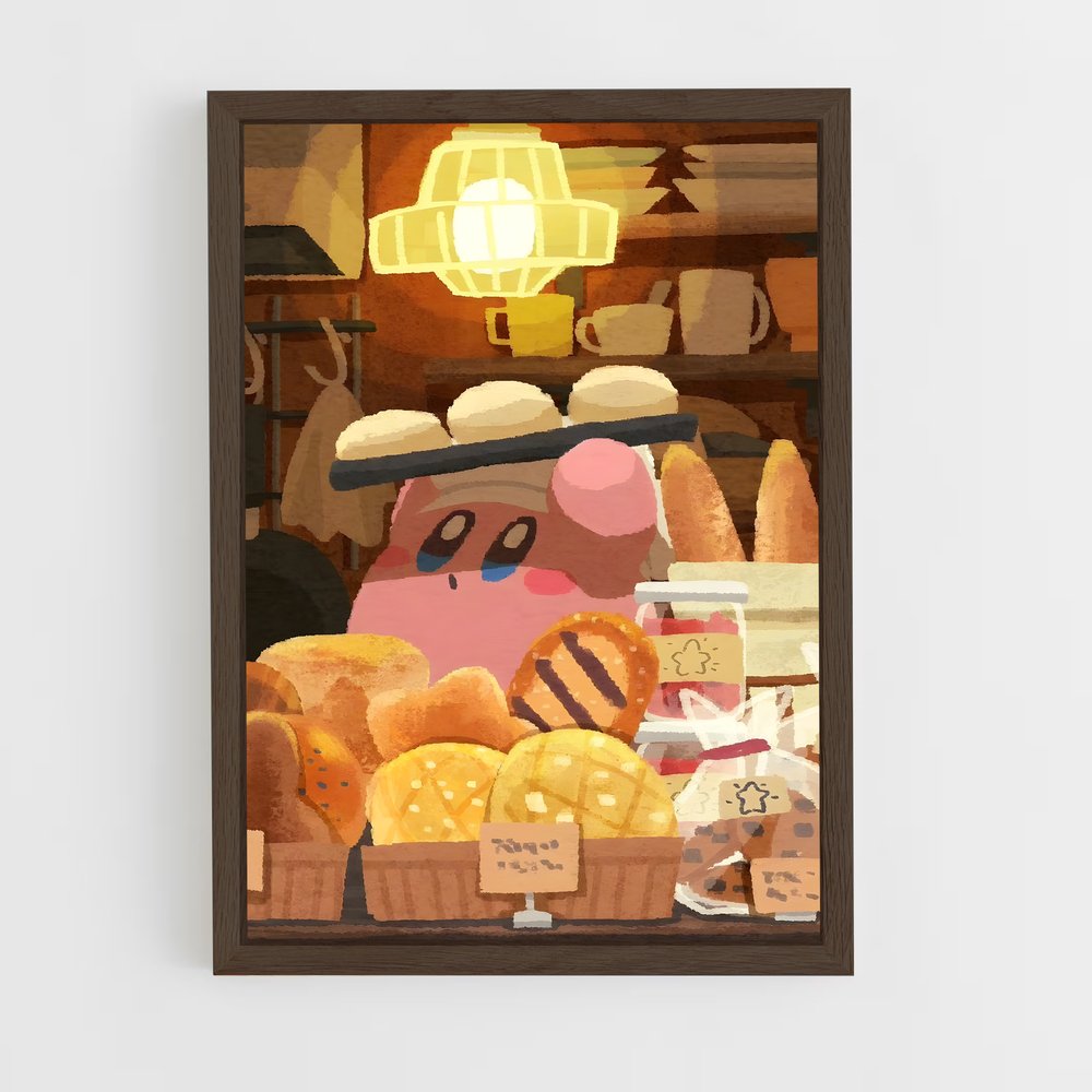 kirby-11 cadre Bois foncé