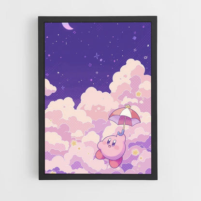 Póster Kirby Nubes