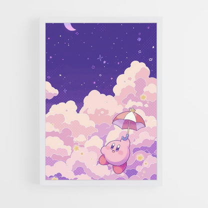 Póster Kirby Nubes