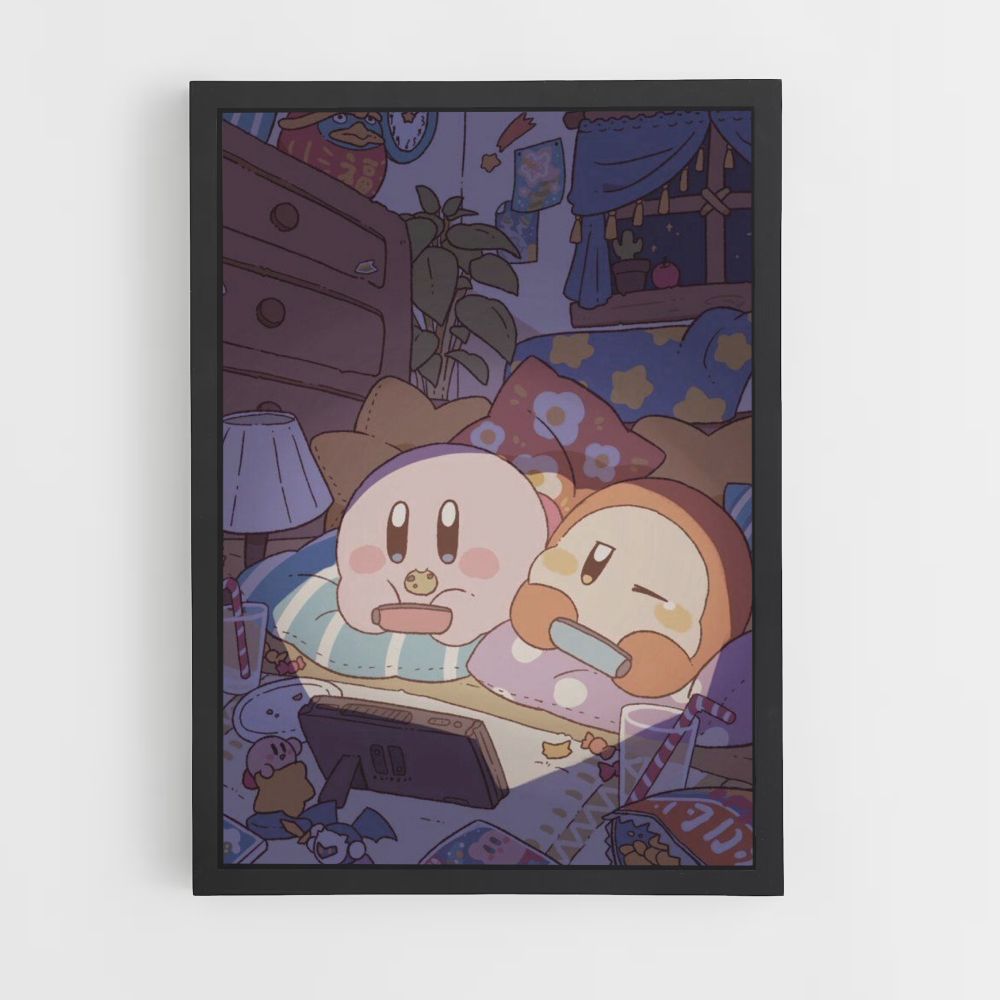 Póster Kirby Chill