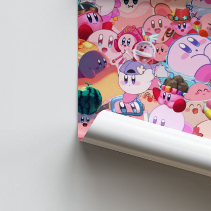 Póster Kirby por todas partes