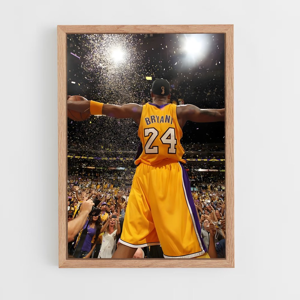 kobe-bryant-1 cadre Bois clair