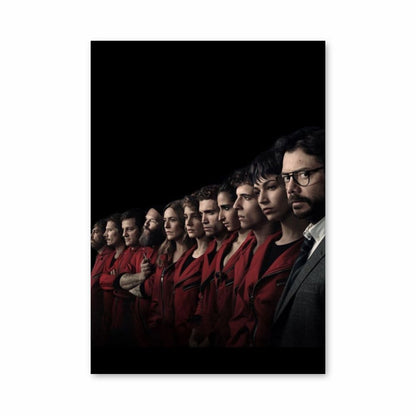 Póster La Casa de Papel Negro