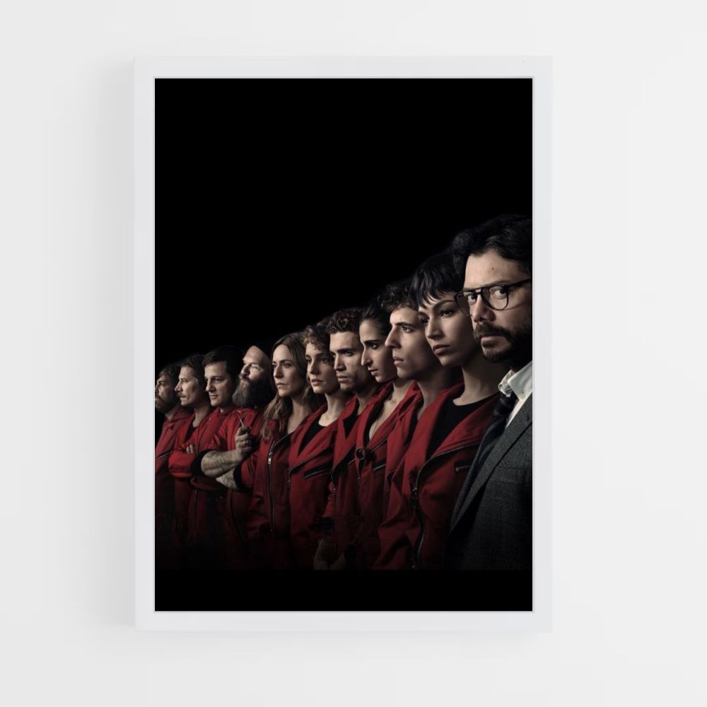 Póster La Casa de Papel Negro