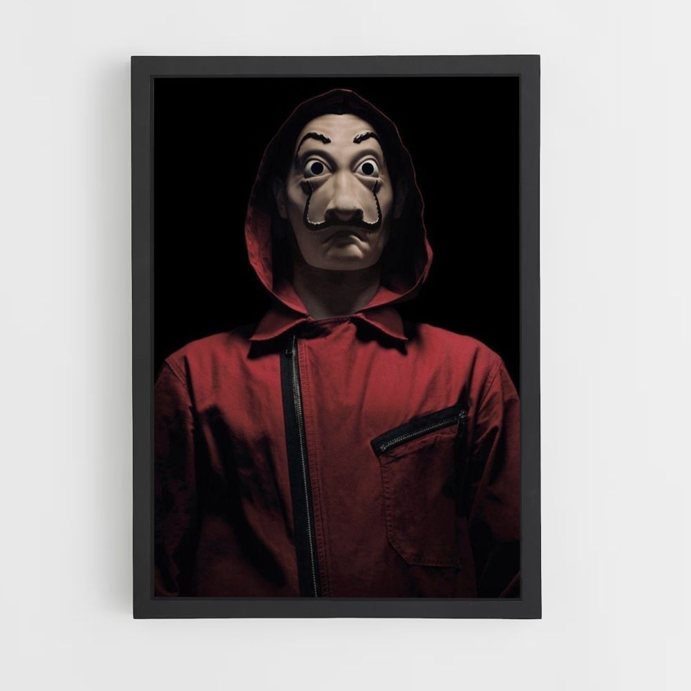 Máscara de La Casa de Papel Póster