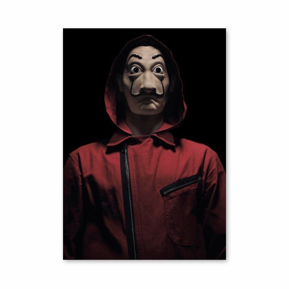 Máscara de La Casa de Papel Póster