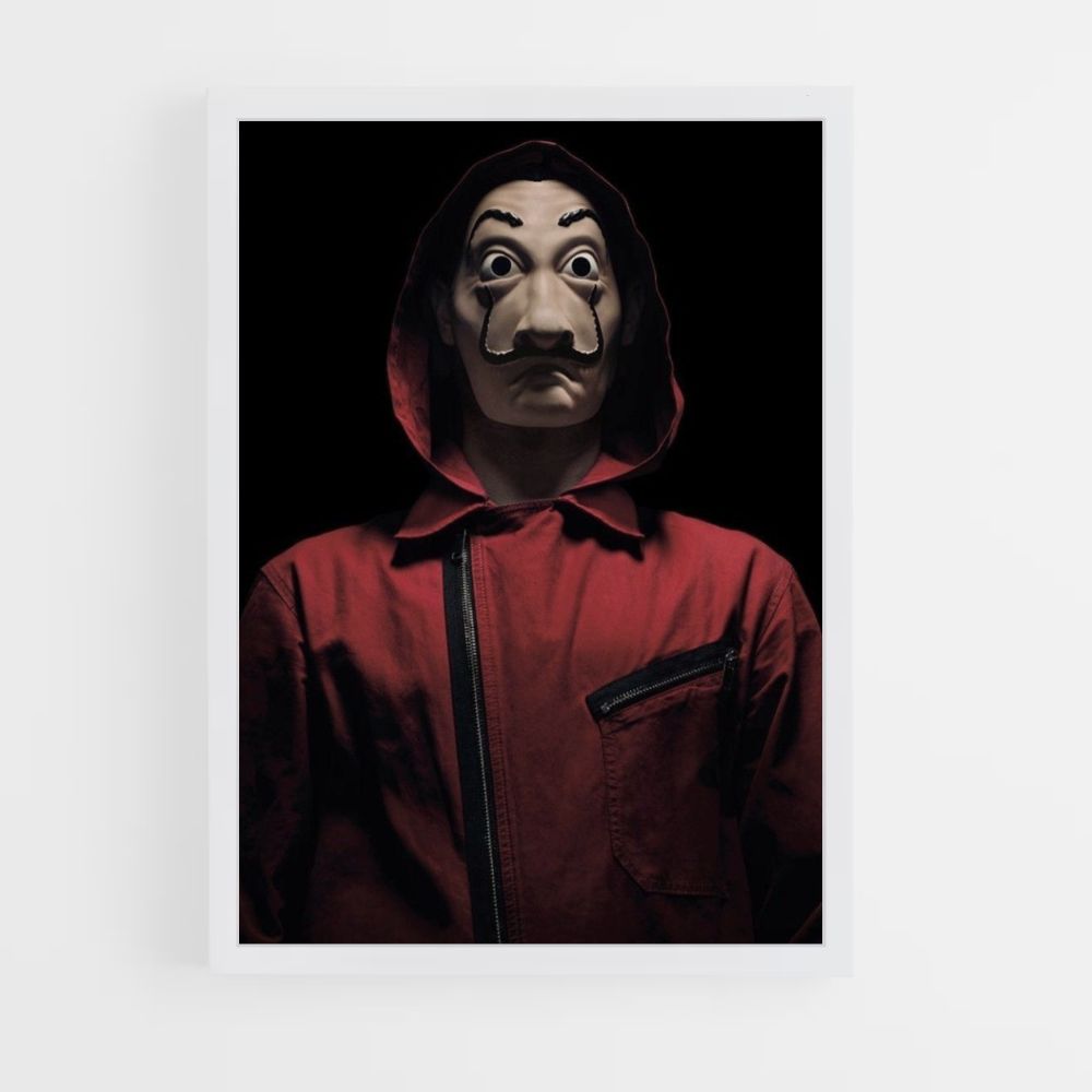 Máscara de La Casa de Papel Póster