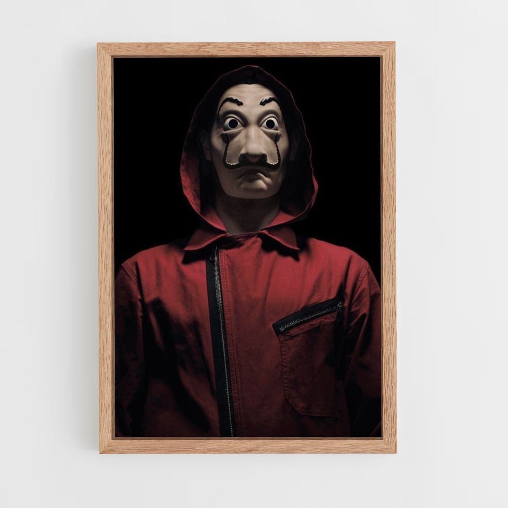 Máscara de La Casa de Papel Póster