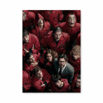 Póster Disfraces de La Casa de Papel