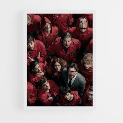 Póster Disfraces de La Casa de Papel