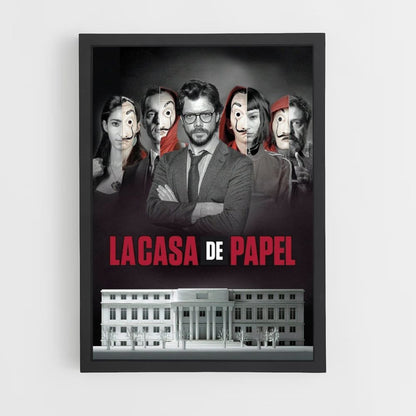 Cartel Robo a La Casa de Papel