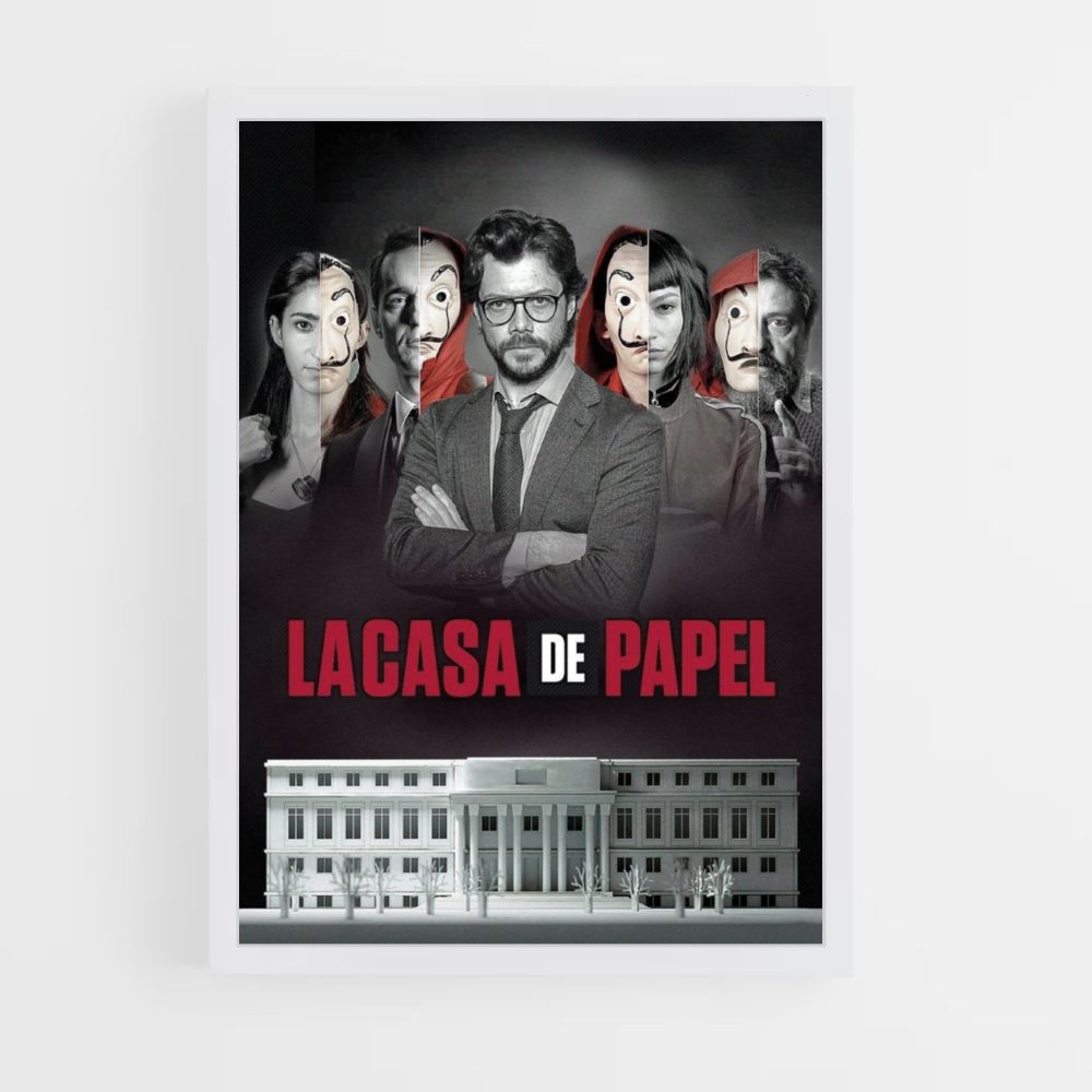 Cartel Robo a La Casa de Papel