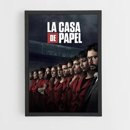 Cartel La casa de papel