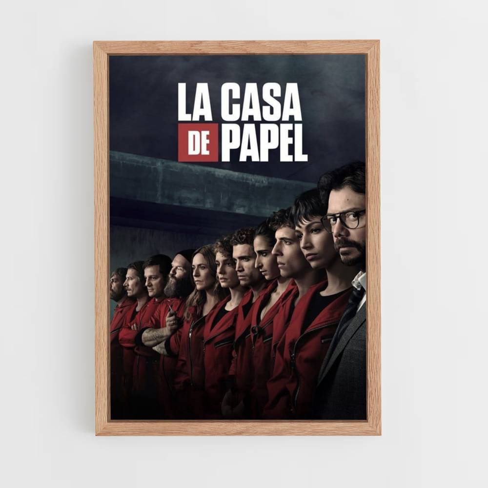 Cartel La casa de papel