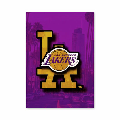 Logotipo de los Lakers Póster